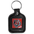 Cincinnati Bengals Square Leatherette Key Chain
